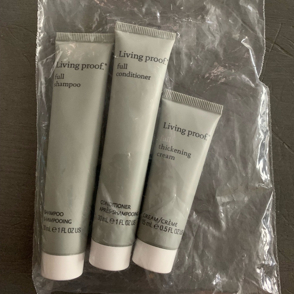Living Proof Shampoo, Conditioner & Thickening Cream